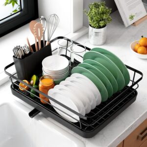 Kitsure Dish Drying Rack- Space-Saving Dish
