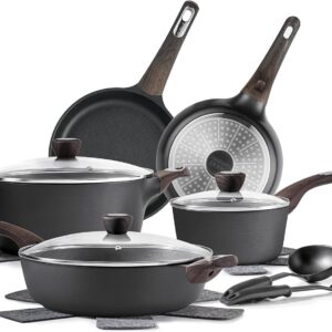 SENSARTE Pots and Pans Set Non stick,