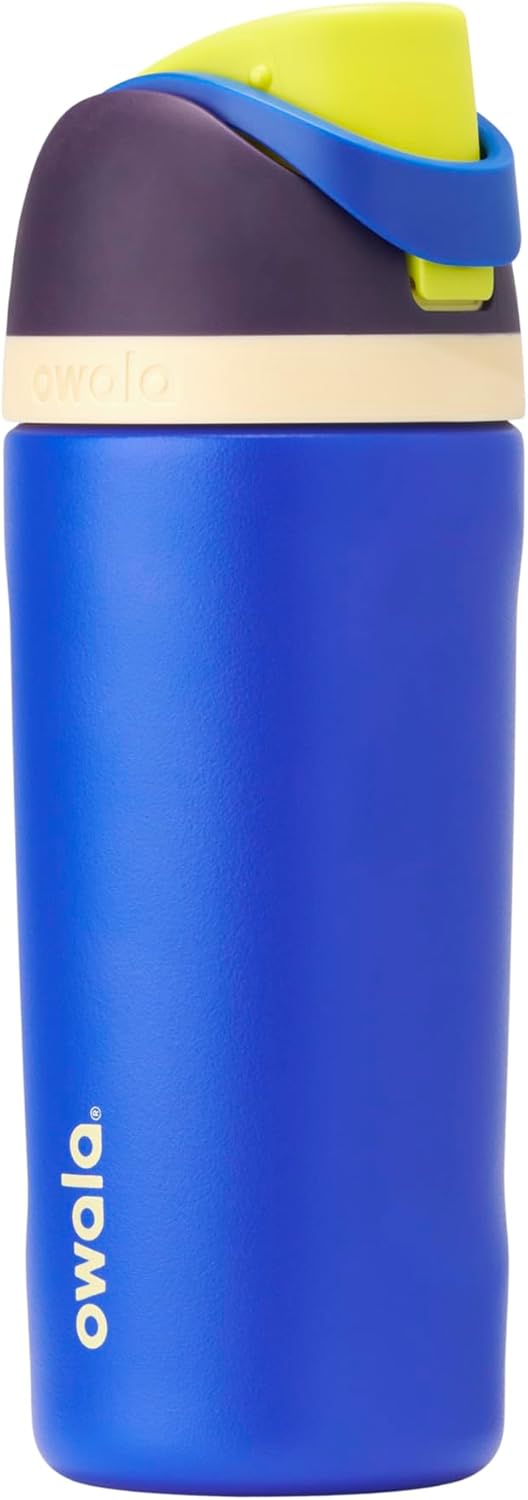 <a href="https://amzn.to/40zg6Ga">Owala Kids FreeSip Insulated Stainless Steel Water Bottle with Straw for Sports, Travel, and School, BPA-Free Sports Water Bottle, 16 oz, Celestial Sphere<br></a><br>