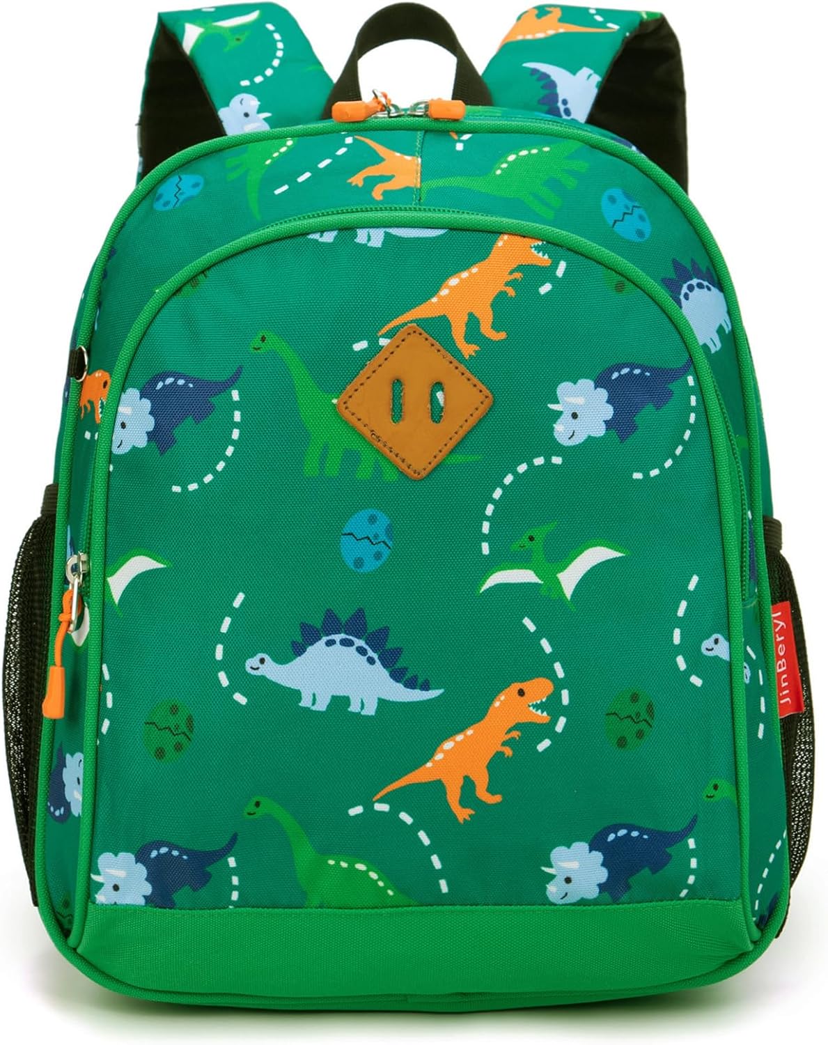 <a href="https://amzn.to/4frMmkN">JinBeryl Toddler Backpack Boys, 15 Inch Kids Backpack for Preschool or Kindergarten, Dinosaur Green<br></a>