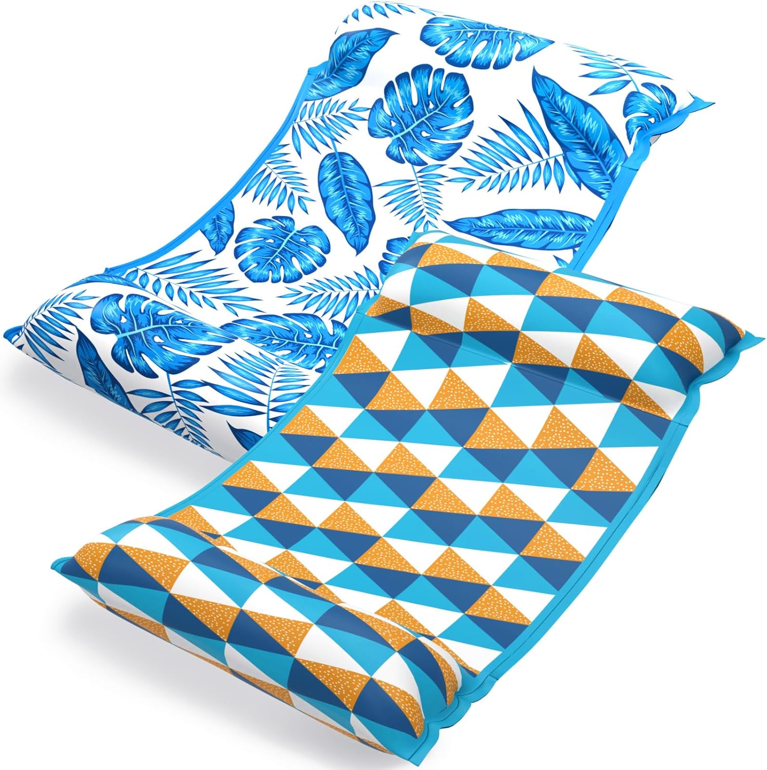 <a href="https://amzn.to/3GskmQI" title="">Jasonwell Water Hammock Pool Floats - 2PACK Fabric Inflatable Pool Hammock Float Floaties 4 in 1 (Saddle Lounge Chair Drifter) Lake Beach Floating Loungers...<br></a>