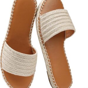 Tscoyuki Womens Flat Sandals Dressy Summer