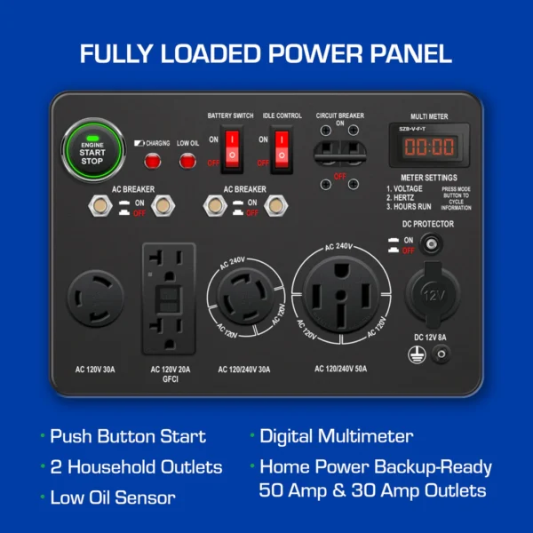 DuroMax XP13000EH 13,000-Watt Dual - Image 4