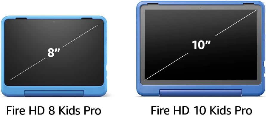 Amazon Fire HD 8 Kids Pro tablet, ages 6-12. Bright 8" HD screen, includes ad-free content, parental controls, 13-hr battery, slim case for older kids, 64GB, Hello Teal, (2024 release) - Image 3
