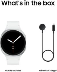 Samsung Galaxy Watch 8 (2025) 40mm Bluetooth Smartwatch, Cushion Design, Fitness Tracker, Sleep Coaching, Running Coach, Energy Score, Heart Rate Tracking, Silver [US Version, 2 Yr Warranty] - Image 2