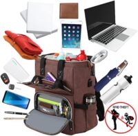 FALANKO Laptop Backpack for Women,Stylish Doctor Nurse Teacher Work Travel Backpack for 15.6 Inch Laptop with RFID Anti-theft USB Charging Port Water Resistant College Purse Business Computer Bookbag - Image 7