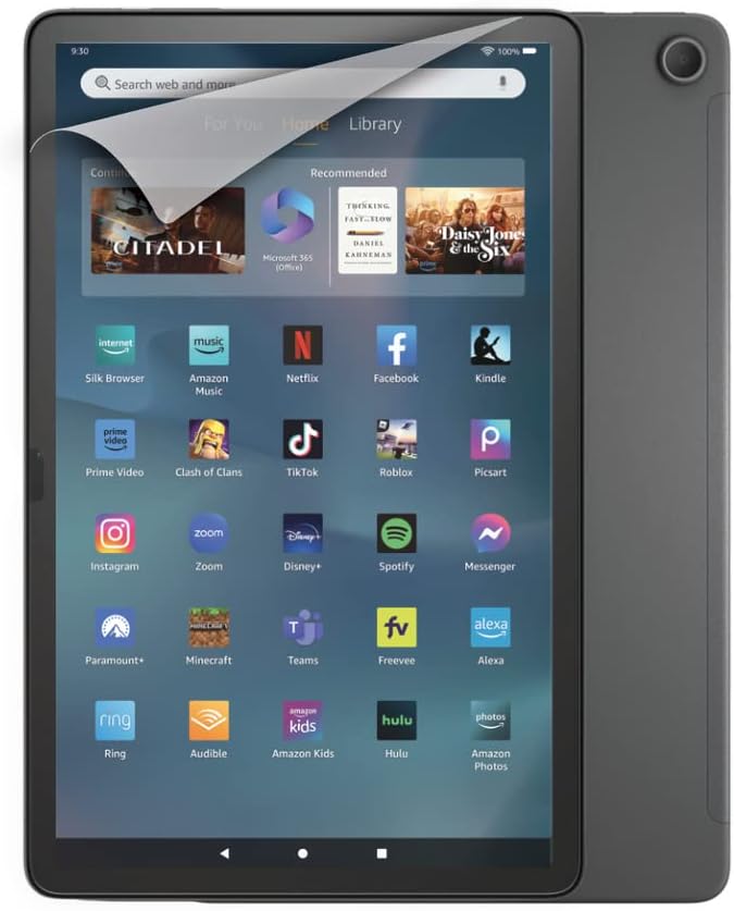 Like-New Amazon Fire Max 11 Tablet (64 GB, Gray) Screen Bundle Protector - Image 3