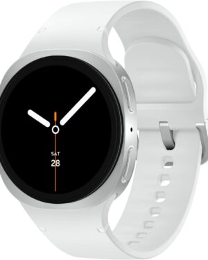 Samsung Galaxy Watch 8 (2025) 40mm Bluetooth Smartwatch, Cushion Design, Fitness Tracker, Sleep Coaching, Running Coach, Energy Score, Heart Rate Tracking, Silver [US Version, 2 Yr Warranty]