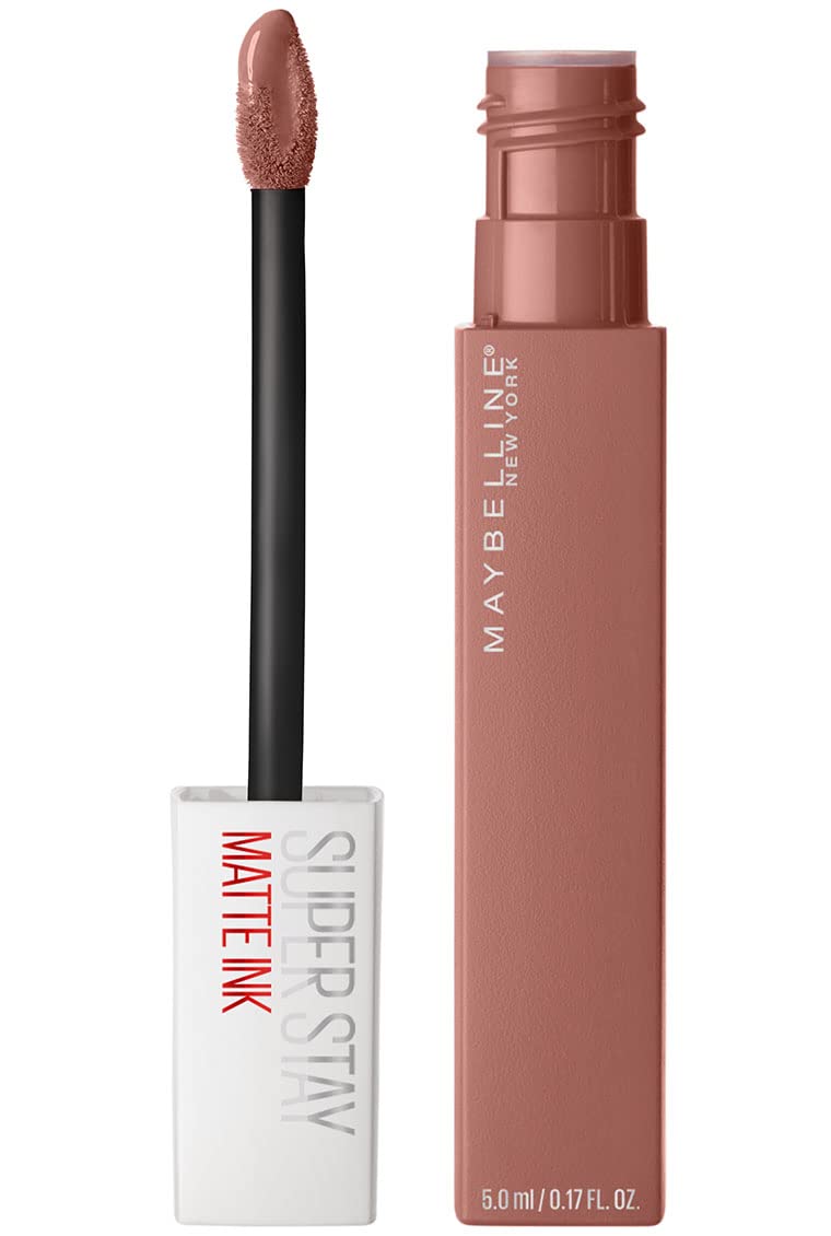 MAYBELLINE Super Stay Matte Ink Liquid Lipstick Makeup Long Lasting High Impact Color Up to 16H Wear Loyalist Light Pink Beige and Seductress Light Rosey Nude - Image 5