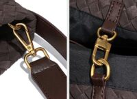 Woven Suede Shoulder Bag for Women Suede Hobo Bag Tote Elegant Handbag Satchel for Work Travel - Image 3