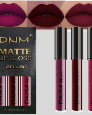 evpct 3Pcs Dark Red Purple Plum Matte Liquid Lipstick Sets for Women Matte Lip Stain Long Lasting Waterproof, Burgundy Blood Blue Red lipstick, Black Cherry Maroon Gothic 24 Hours Magic Lipsticks