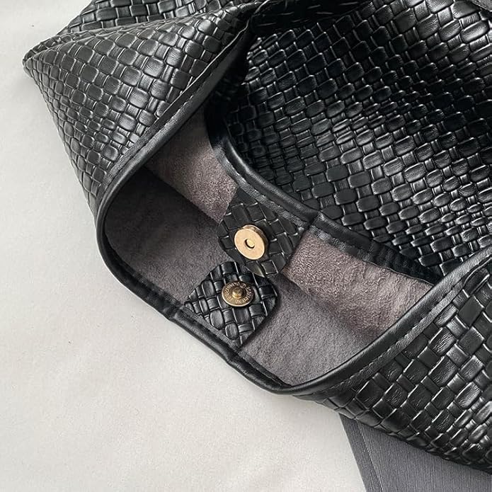 2025 Leather Tote Bag for Women Top-handle Shoulder Bag, Hobo Bags Large Capacity Soft Vegan Crossbody Handbag Underarm - Image 5