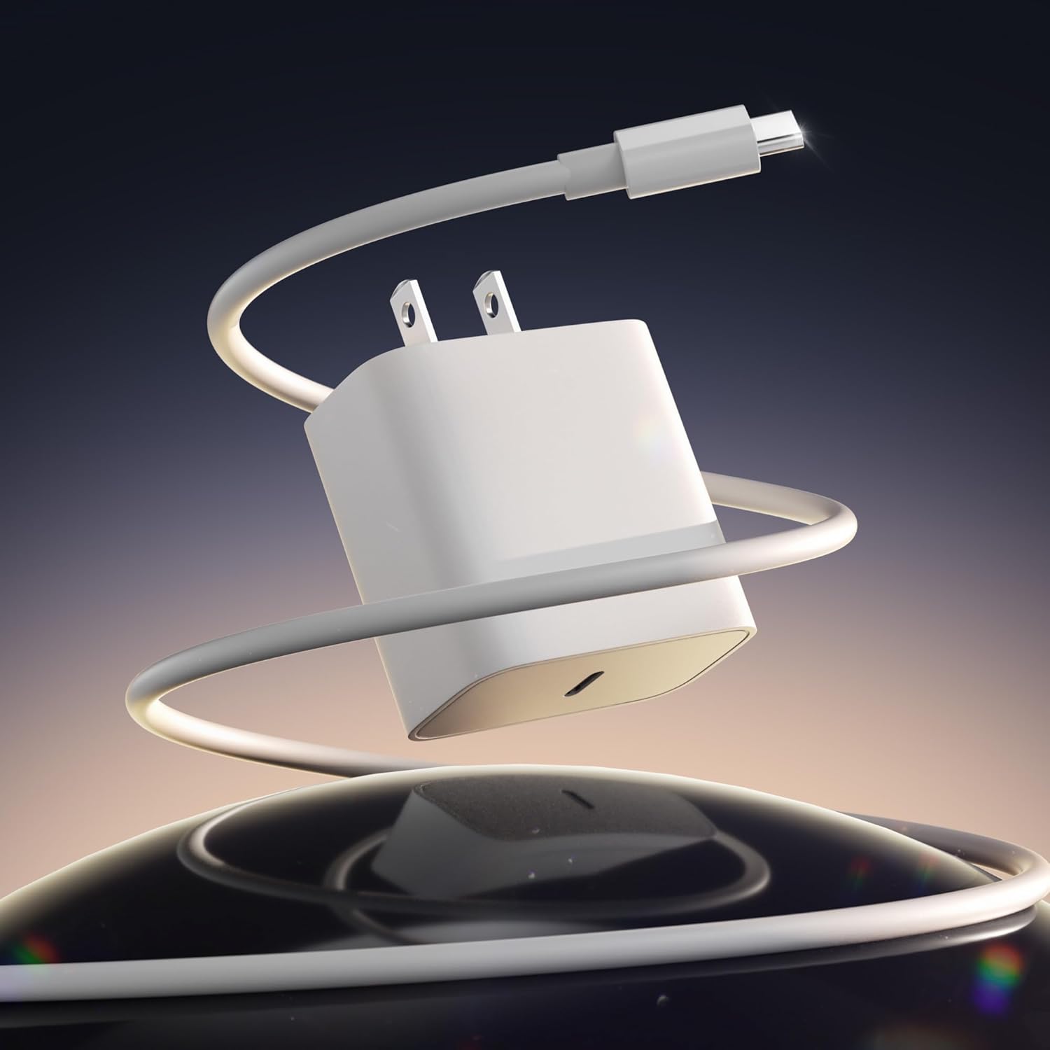 iPhone 16 15 Charger Fast Charging,30W USBC Charger Block with 6&10FT Long USB C Charging Cable Cord Compatible with iPhone 16/16 Pro Max/16E/15/15 Pro Max/iPad Pro,Samsung Galaxy S24 Ultra - Image 3