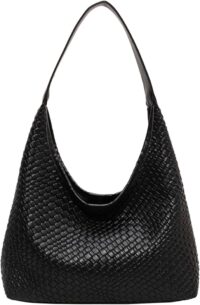 2025 Leather Tote Bag for Women Top-handle Shoulder Bag, Hobo Bags Large Capacity Soft Vegan Crossbody Handbag Underarm
