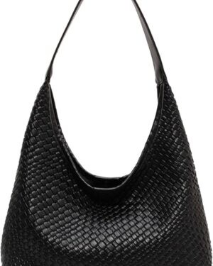 2025 Leather Tote Bag for Women Top-handle Shoulder Bag, Hobo Bags Large Capacity Soft Vegan Crossbody Handbag Underarm