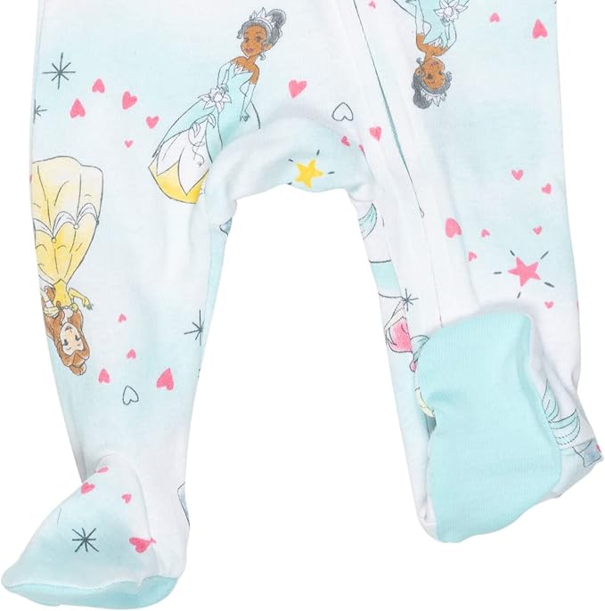 Disney Junior Baby Girls 2 Pack Zip Up Sleep N' Plays Newborn to Infant Sizes (Newborn - 24 Months) - Image 3