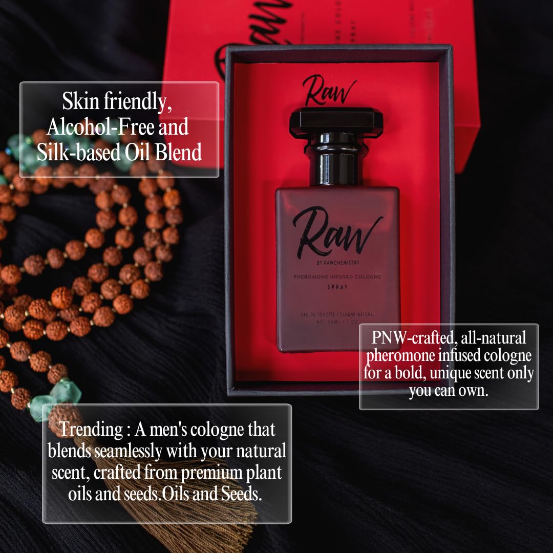 Raw by RawChemistry A Pheromone Infused Cologne - A Cologne with Pheromones for Men 1 oz. - Image 4