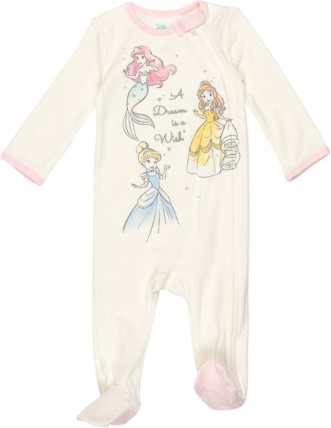 Disney Junior Baby Girls 2 Pack Zip Up Sleep N' Plays Newborn to Infant Sizes (Newborn - 24 Months) - Image 5