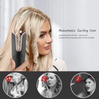 Automatic Hair Curling Iron, Rotating Curlers Iron with 1" Barrel Curls, Hair Curler Wand with 4 Temp & Dual Voltage, Anti-Scald, Auto Shut-Off - Image 4
