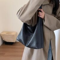 2025 Leather Tote Bag for Women Top-handle Shoulder Bag, Hobo Bags Large Capacity Soft Vegan Crossbody Handbag Underarm - Image 4