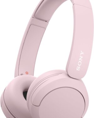 Sony WH-CH520 Wireless Headphones Bluetooth On-Ear Headset with Microphone and up to 50 Hours Battery Life with Quick Charging, Pink