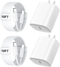 iPhone 17 16 Charger Fast Charging, 20W iPhone 17 16 Pro Max USB C Fast Charger Block with 10FT Long Type C Fast Charging Cable for iPhone 17/17 Pro Max/iPhone Air/16 Pro Max/15/iPad, Samsung Series