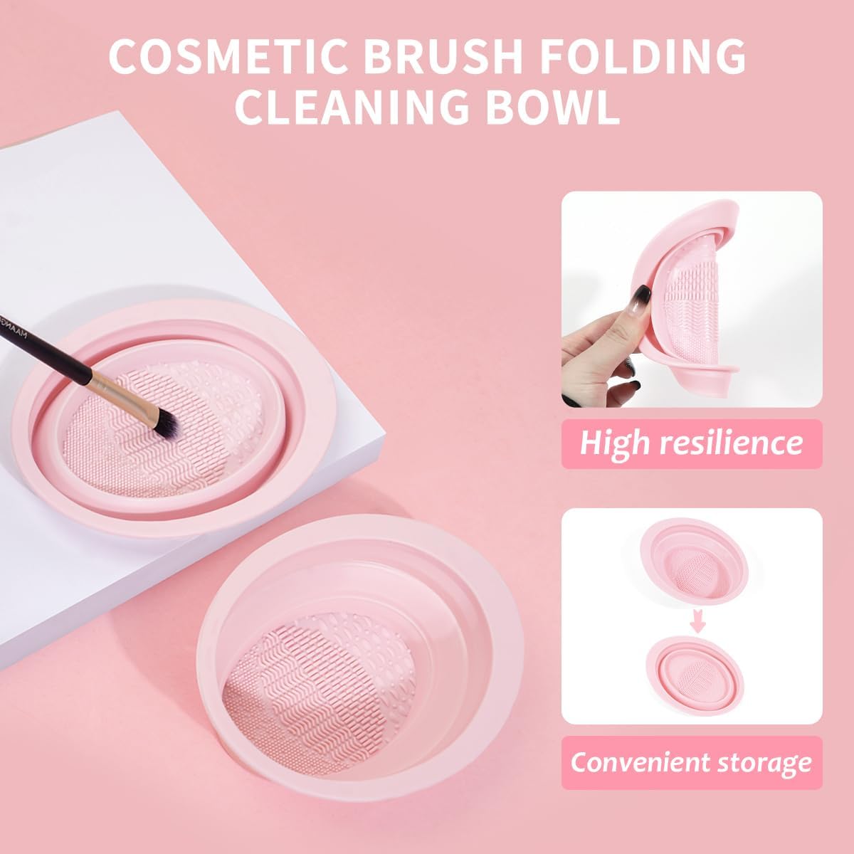 Makeup Brush Set, 42Pcs Makeup Tool Set Premium Synthetic Foundation Powder Concealers Eye Shadows Blush Makeup Brushes Kit with Makeup Sponge, Powder Puffs for Beginner & Professional - Image 8
