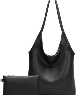 Montana West Slouchy Hobo Bags for Women Soft Designer Shoulder Purses Ladies Top Handle Handbag