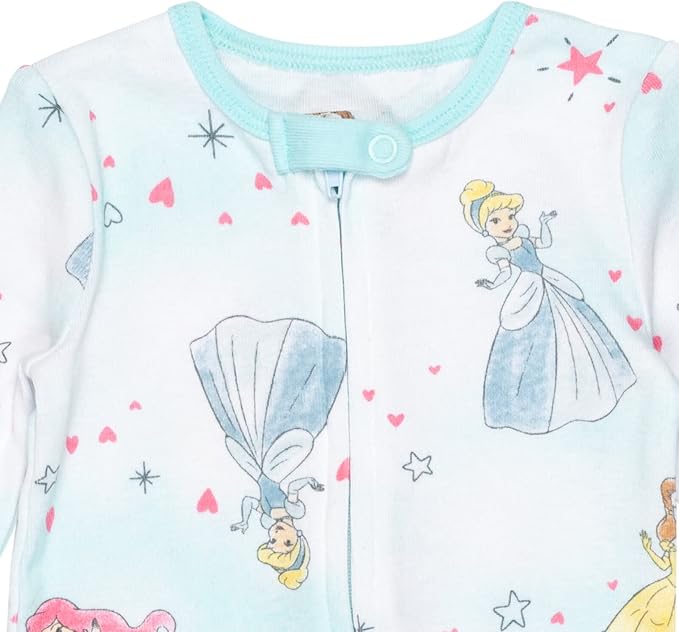 Disney Junior Baby Girls 2 Pack Zip Up Sleep N' Plays Newborn to Infant Sizes (Newborn - 24 Months) - Image 4