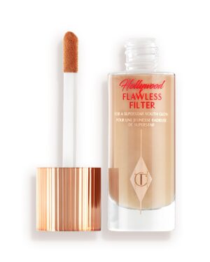 Charlotte Tilbury Hollywood Flawless Filter - Multi‑Use Makeup Primer, Complexion Booster & Illuminating Liquid Highlighter with Sheer Coverage - Smooths & Blurs Skin