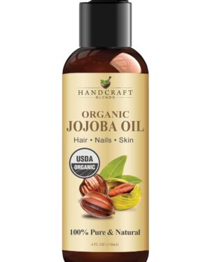 Majestic Pure USDA Organic Castor Oil - 100% Pure & Natural - Premium Grade, Cold Pressed, Hexane Free - Hair, Eyelashes, Eyebrows, Nails - Moisturizing & Nourishing - 8 Fl Oz