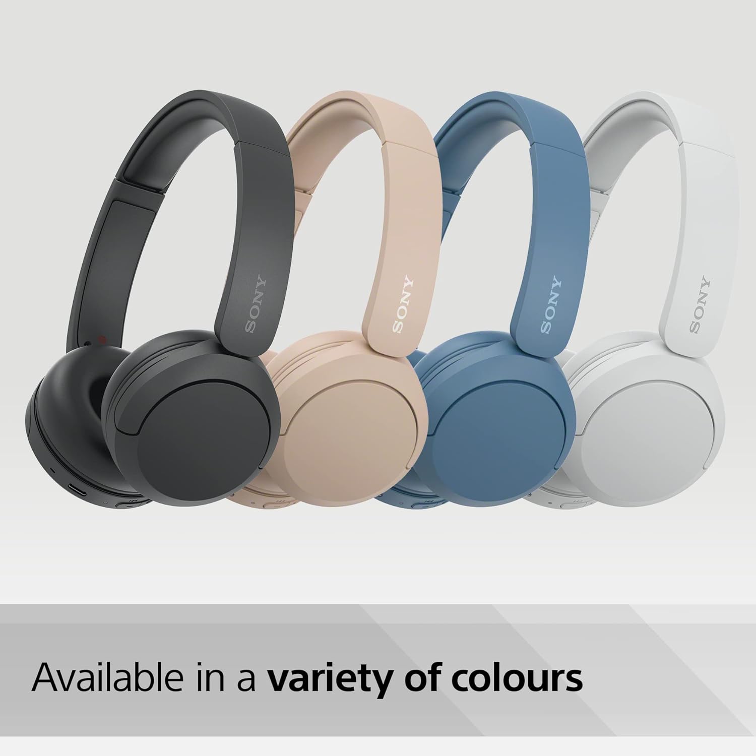 Sony Wireless Bluetooth Headphones - Up to 50 Hours Battery Life with Quick Charge Function, On-Ear Model - WH-CH520C.CE7 - Limited Edition - Cappuccino/Beige - Image 4