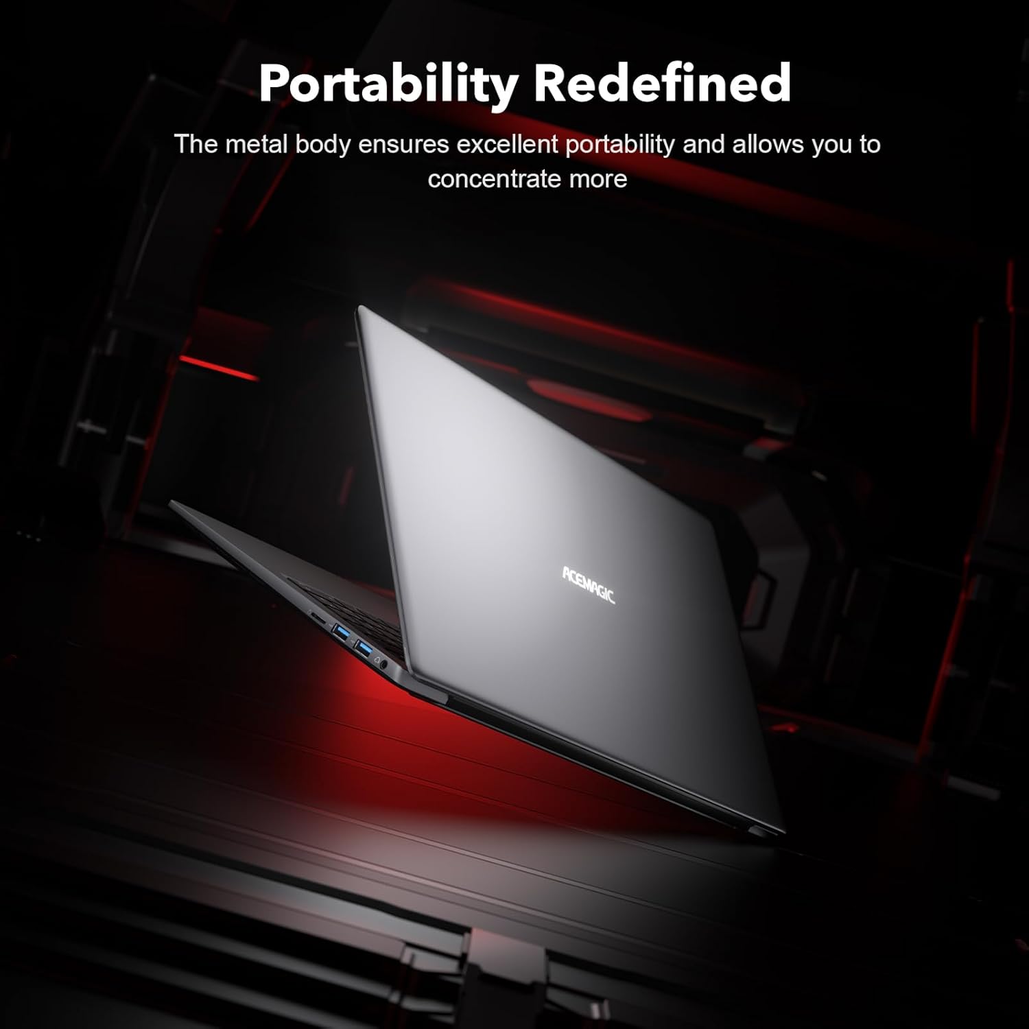 ACEMAGIC 2024 Laptop, 16.1-inch FHD Display Laptop with AMD Ryzen 7 5825U Processor(8C/16T) with Backlit Keyboard,16GB DDR4 512GB M.2 2280 NVMe SSD Laptop Computer,Type-C USB3.2 - Image 5