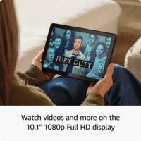 Amazon Fire HD 10 Convenience Bundle with Case and Screen Protector (32GB, Black) - Image 3