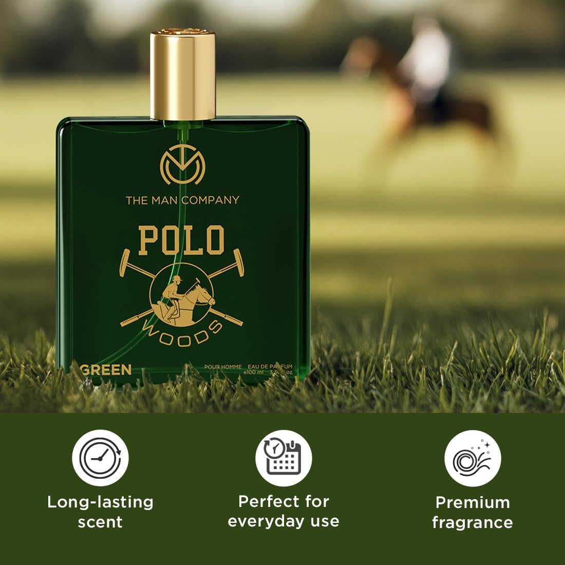 Polo Green EDP for men 3.4 Fl Oz | Premium Perfume | Long-lasting Fragrance | Perfect for Men | Peach, Lavender & Patchouli | Made with Essential Oils - Image 6