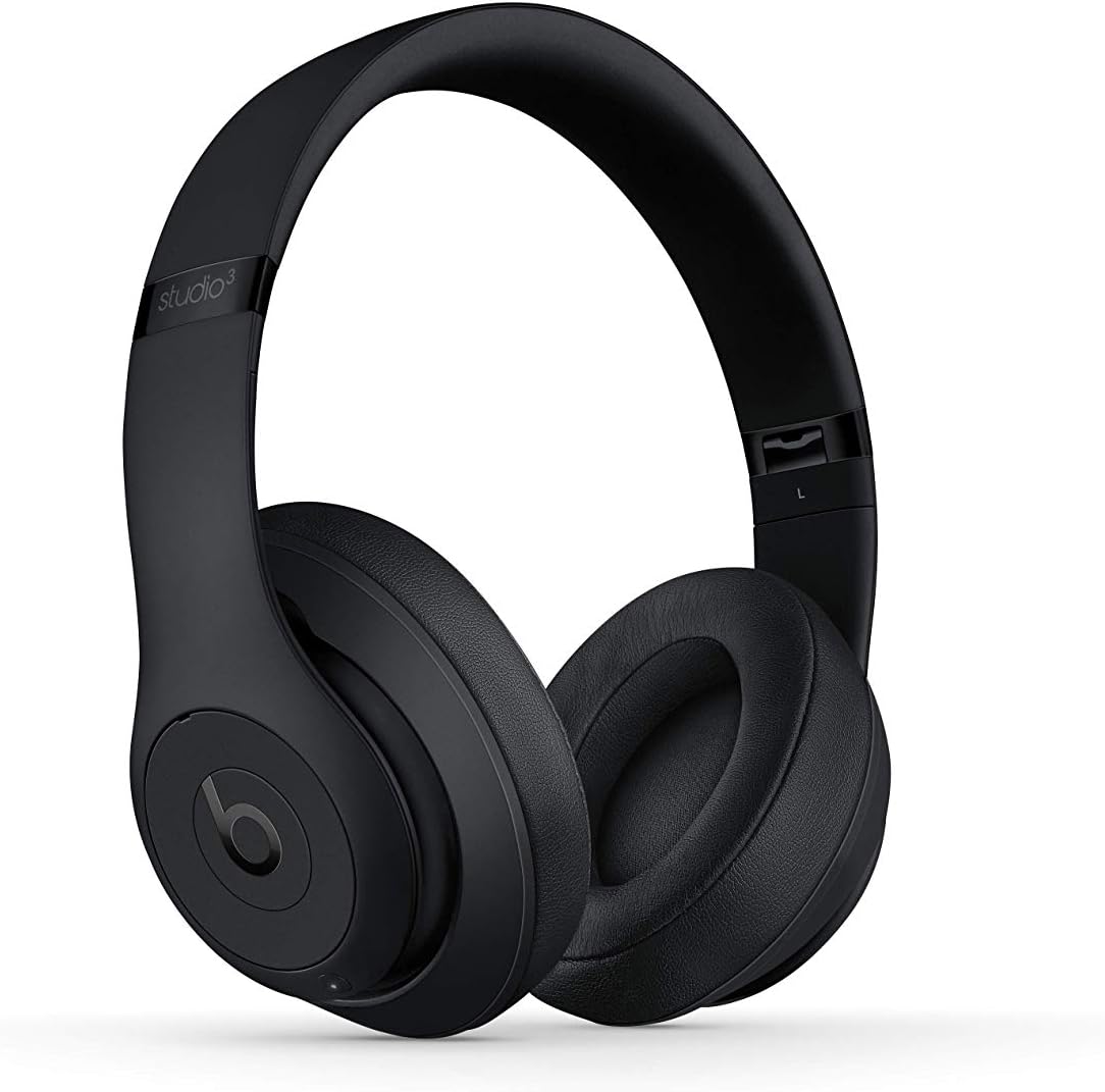 Beats Studio3 Wireless Noise Cancelling Over-Ear Headphones - Apple W1 Headphone Chip, Class 1 Bluetooth, Active Noise Cancelling, 22 Hours of Listening Time - Matte Black (Previous Model) - Image 3