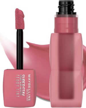 Maybelline Super Stay Teddy Lip Tint, Long Lasting Matte Lipstick For Up To 12HR Wear, Kneehigh, 1 Count