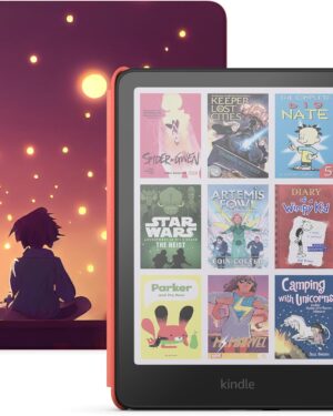 Amazon Kindle Paperwhite Kids 16GB (newest model) – larger 7" glare-free display – Kids read an average of 1+ hour per day with Kindle – Cyber City