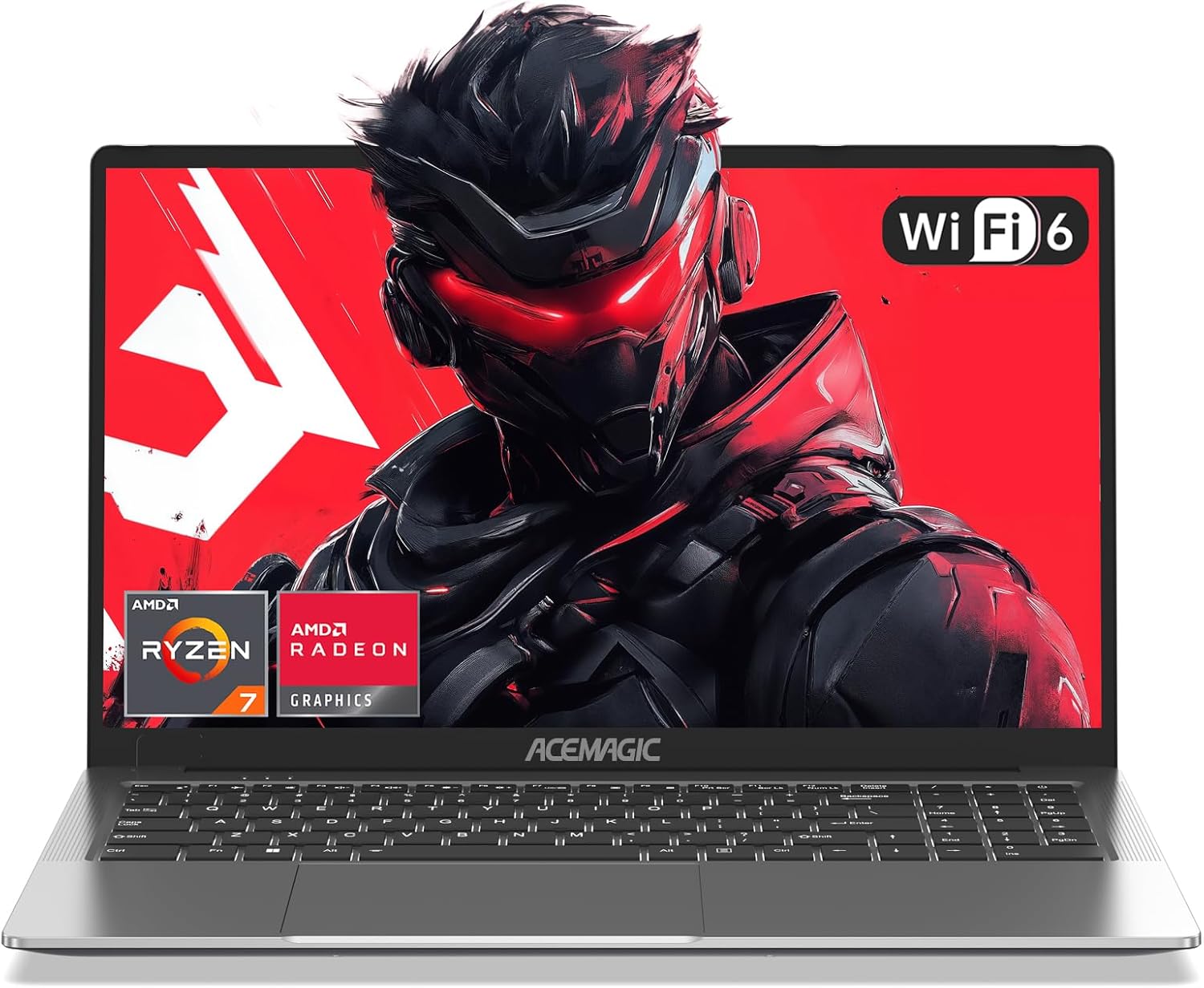 ACEMAGIC 2024 Laptop, 16.1-inch FHD Display Laptop with AMD Ryzen 7 5825U Processor(8C/16T) with Backlit Keyboard,16GB DDR4 512GB M.2 2280 NVMe SSD Laptop Computer,Type-C USB3.2