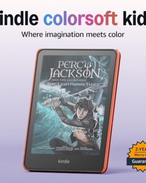 Amazon Kindle Colorsoft Kids 16GB (newest model) – First Kindle for kids in color, with cover - Starlight Reading