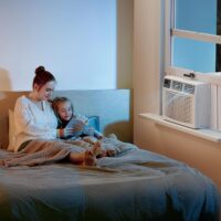 ROVSUN 8000 BTU Window Air Conditioner with Heat, Window AC Unit & Heater Combo with APP & Voice Smart Control, Timer Function & Easy Installation Kit, Work with Alexa/Google Assistant, 115V/60Hz - Image 5
