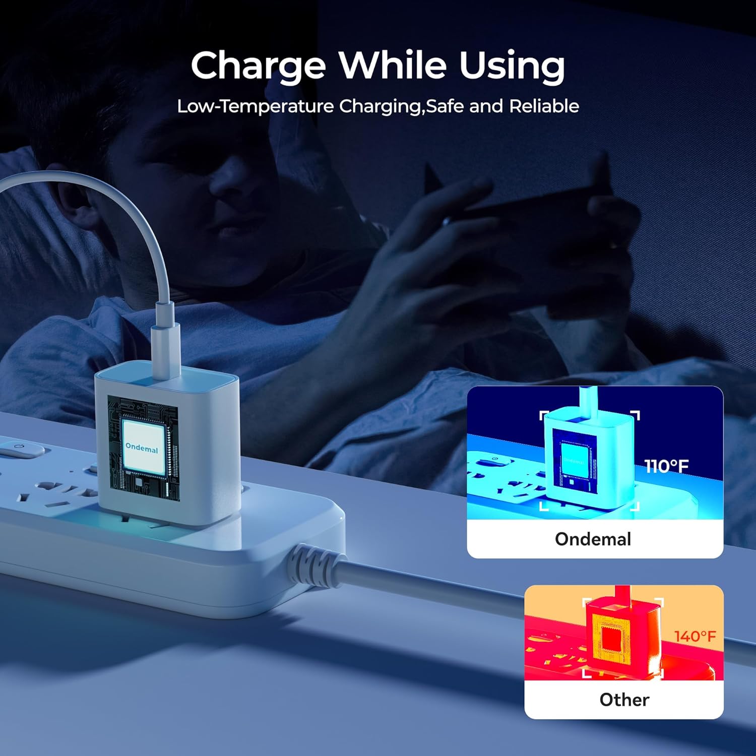 iPhone 16 15 Charger Fast Charging,30W USBC Charger Block with 6&10FT Long USB C Charging Cable Cord Compatible with iPhone 16/16 Pro Max/16E/15/15 Pro Max/iPad Pro,Samsung Galaxy S24 Ultra - Image 6