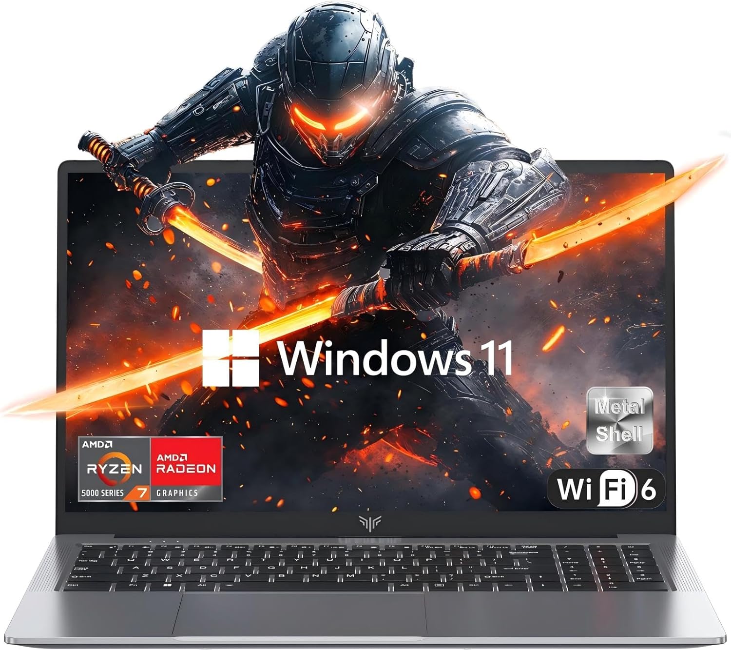 Laptop, Laptop with AMD Ryzen 7 5000 Series(8C/16T, Up to 4.3GHz), 16GB RAM 512GB NVMe SSD Laptop Computer, Radeon RX Vega 8 Graphics, 16.0-inch FHD Display, 53Wh Battery, Backlit KB