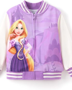Disney Minnie Mickey Stitch Princess Frozen Elsa Jacket Lightweight Zip up Fall Clothes Classic Sweatshirt 2-14 Years