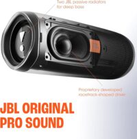 Bluetooth Speaker,5.3 Bluetooth Speakers Wireless,TWS Stereo Pairing,Built in Mic,360 HDSound,IP65 Waterproof Speaker,Support TF Card, for Home/Party/Outdoor/Beach, Gift for Men/Women-Black - Image 3