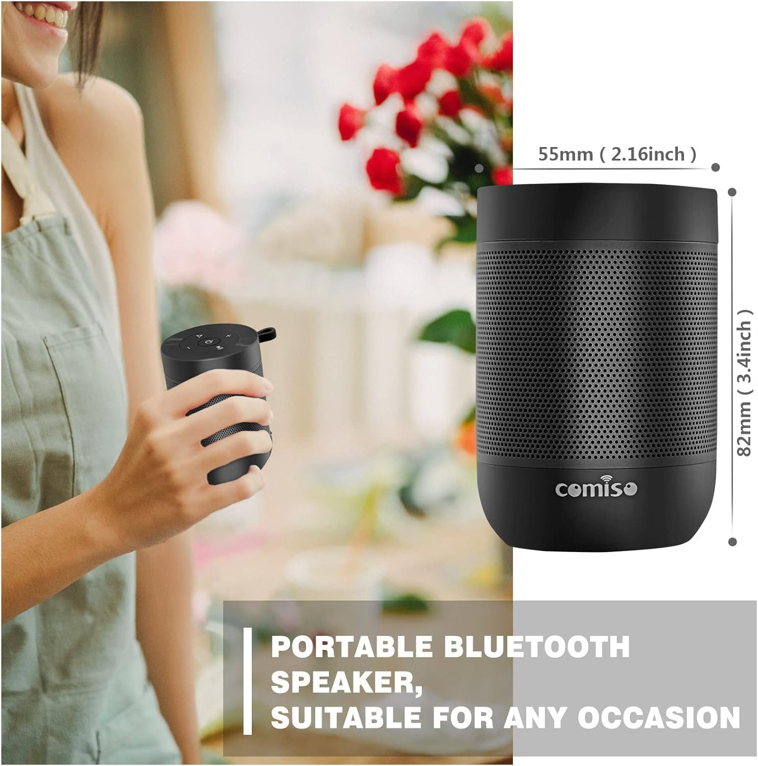 JBL FLIP 5, Waterproof Portable Bluetooth Speaker, Black, Small - Image 2