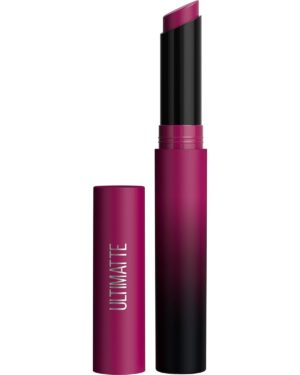 Maybelline Color Sensational Ultimatte Matte Lipstick, Non-Drying, Intense Color Pigment, More Berry, Warm Berry Purple, 1 Count