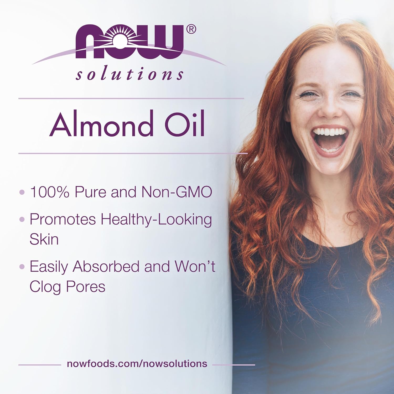 NOW Foods Solutions, Sweet Almond Oil, 100% Pure Moisturizing Oil, Promotes Healthy-Looking Skin, Unscented Oil, 16-Ounce,Package may vary - Image 5