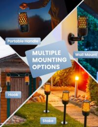 Upgraded Outdoor Speakers Gift for Men Bluetooth Speaker with lights Multi-Sync up to 100 Speakers Auto-Pairing HD Stereo Sound Cool Tech Gadgets for Him IPX5 Waterproof for Outside|Patio - Image 3
