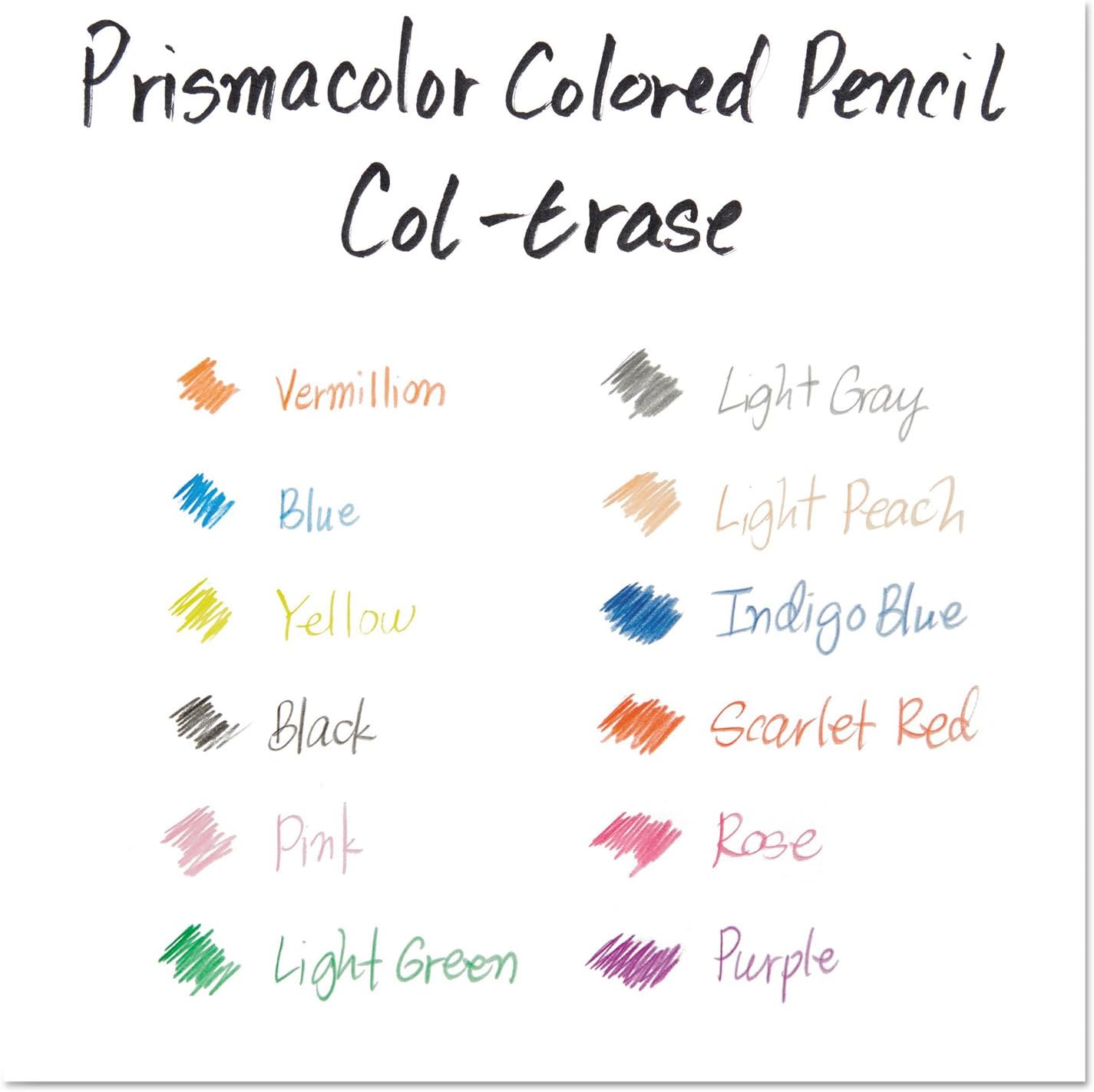 Prismacolor Col-Erase Erasable Colored Pencils, Adult Coloring, 24 Pack - Image 6